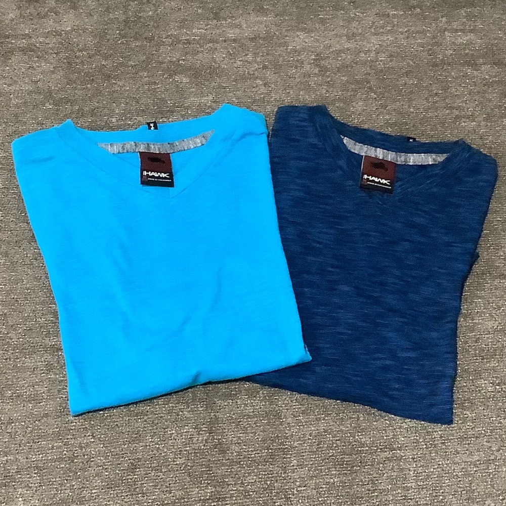 EUC Lot Of 2 Boys Tony Hawk Blue Short Sleeve Shirts Size M 10/12